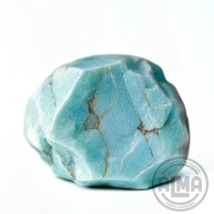 Amazonita  2 en bruto con logo